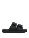 Inuikii Woman Sandals Black Size 11 Textile Fibers