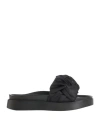 INUIKII INUIKII WOMAN SANDALS BLACK SIZE 8 POLYAMIDE