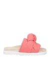Inuikii Woman Sandals Coral Size 7 Linen In Red