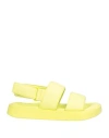 Inuikii Woman Sandals Lime Green Size 9 Synthetisches Material In Yellow