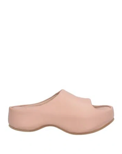 Inuikii Woman Sandals Taupe Size 11 Leather In Brown