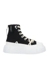 Inuikii Matilda Canvas High Sneakers In Black