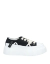 Inuikii Matilda Canvas Sneakers In Black