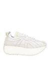 Inuikii Suede-panelled Sneakers In Off White