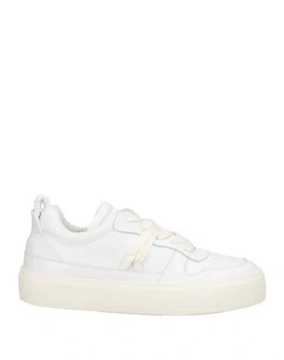Inuikii Woman Sneakers White Size 8 Leather