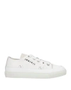 Inuikii Woman Sneakers White Size 8 Leather, Textile Fibers In White