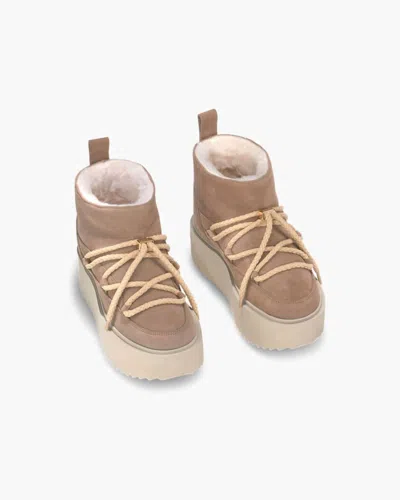 Inuikii Women's Classic Low Platform Shoes In Beige