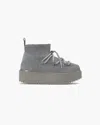 Inuikii Women's Classic Low Platform Shoes In Grey In Gray