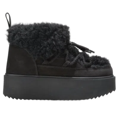 Inuikii Women's Teddy Platform Boot In Black
