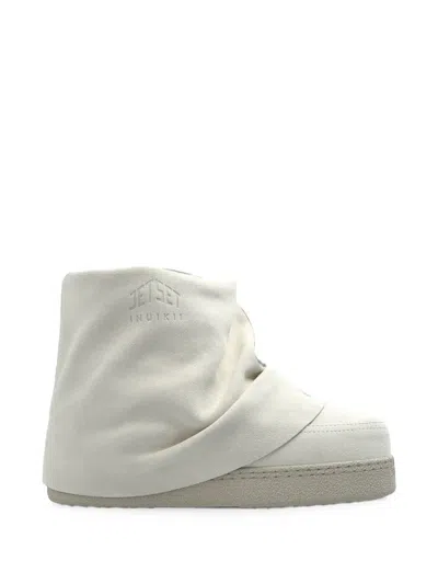 Inuikii X Jetset Slouchy Boots In Neutral