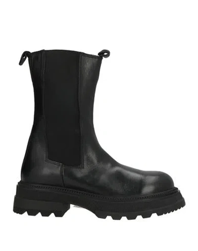 Inuovo Woman Ankle Boots Black Size 10 Leather