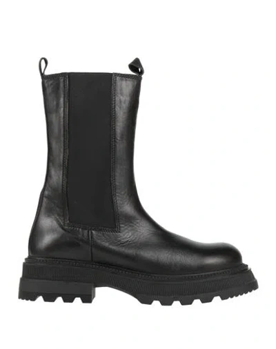 Inuovo Woman Ankle Boots Black Size 10 Leather