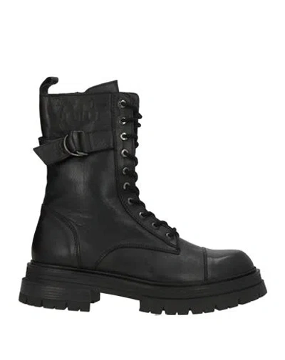 Inuovo Woman Ankle Boots Black Size 9 Leather