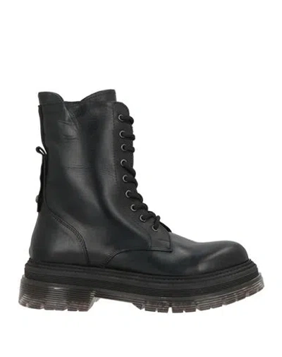 Inuovo Woman Ankle Boots Black Size 9 Leather