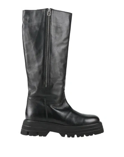 Inuovo Woman Boot Black Size 9 Leather