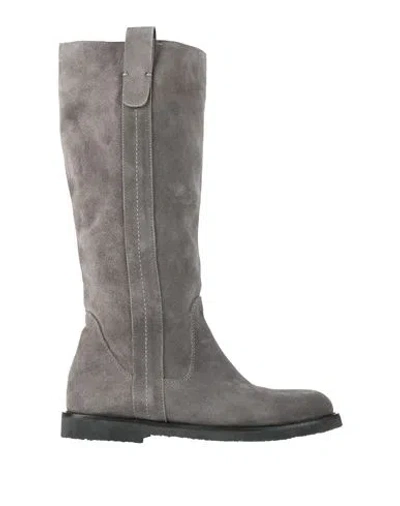 Inuovo Woman Boot Grey Size 6 Leather