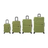 Inusa Aurum Hardside Lightweight Spinner Luggage Set In Green