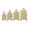 Inusa Aurum Hardside Lightweight Spinner Luggage Set In Yellow
