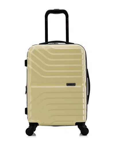 Inusa Aurum Lightweight Expandable Hardside Spinner Luggage 20 In Gold