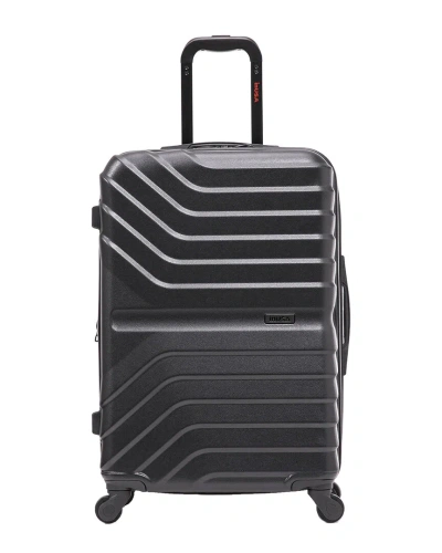 Inusa Aurum Lightweight Expandable Hardside Spinner Luggage 24 In Black