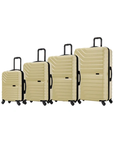 Inusa Aurum Lightweight Hardside Spinner 4 Piece L In Brown