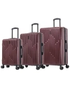 Inusa Drip Lightweight Hardside Spinner 3 Piece Lu