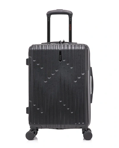 Inusa Drip Lightweight Hardside Spinner Luggage 20 In Black