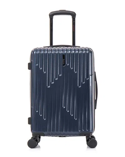 Inusa Drip Lightweight Hardside Spinner Luggage 20 In Blue