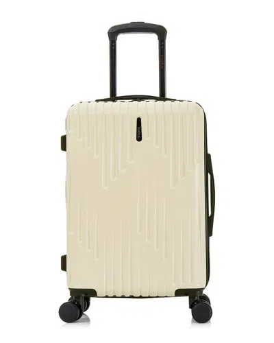 Inusa Drip Lightweight Hardside Spinner Luggage 20 In Brown
