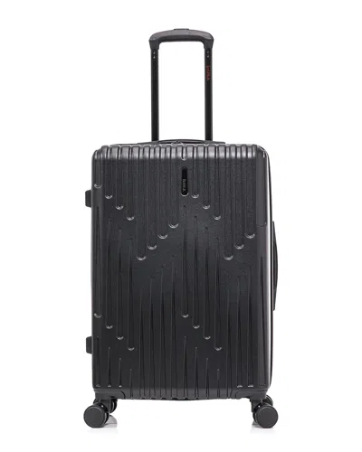 Inusa Drip Lightweight Hardside Spinner Luggage 24 In Black