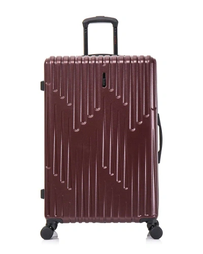 Inusa Drip Lightweight Hardside Spinner Luggage 28 In Brown