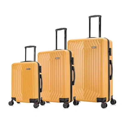 Inusa Dukap Stratos 3-pc. Hardside Lightweight Luggage Set In Orange