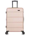 Inusa Elysian Lightweight Hardside Spinner 24in In Gold