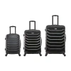 Inusa Endurance 3-pc.hardside Lightweight Spinner Luggage Set In Black