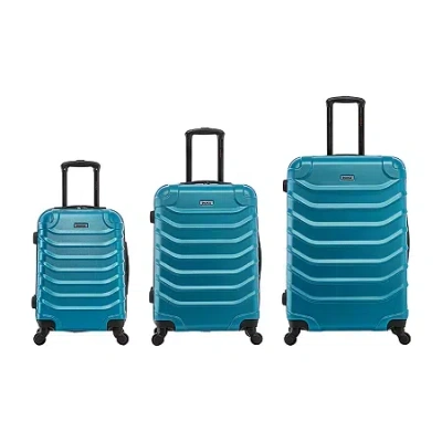 Inusa Endurance 3-pc.hardside Lightweight Spinner Luggage Set In Blue