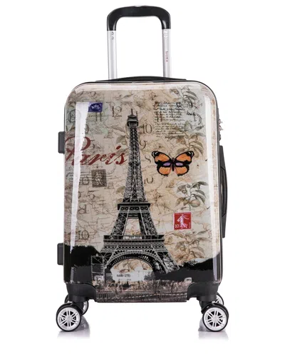 Inusa Paris Prints Lightweight Hardside Spinner 20 Inch