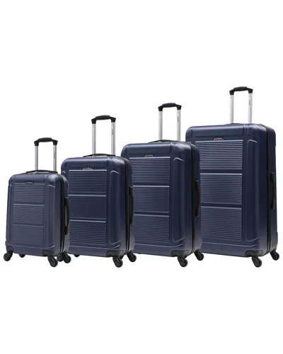 Inusa Pilot Lightweight Hardside 4pc Set In Blue