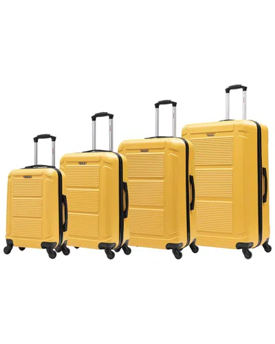 Inusa Pilot Lightweight Hardside 4pc Set In Yellow