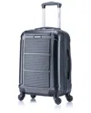 Inusa Pilot Lightweight Hardside Luggage 20in In Black