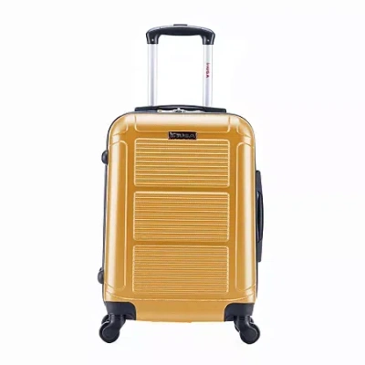 Inusa Pilot Lightweight Hardside Spinner 20" Carry-on Luggage In Orange