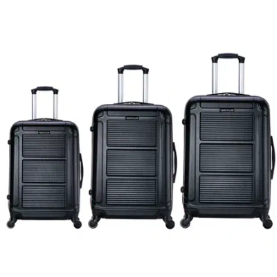 Inusa Pilot Lightweight Hardside Spinner 3-pc. Luggage Set In Black