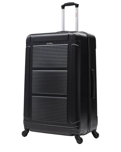 Inusa Pilot Lightweight Hardside Spinner Suitcase In Black