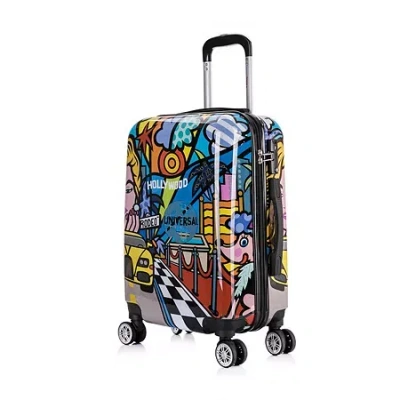 Inusa Prints Lightweight 20" Hardside Spinner In Multi