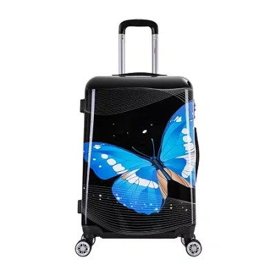 Inusa Prints Lightweight 24" Hardside Spinner In Blue