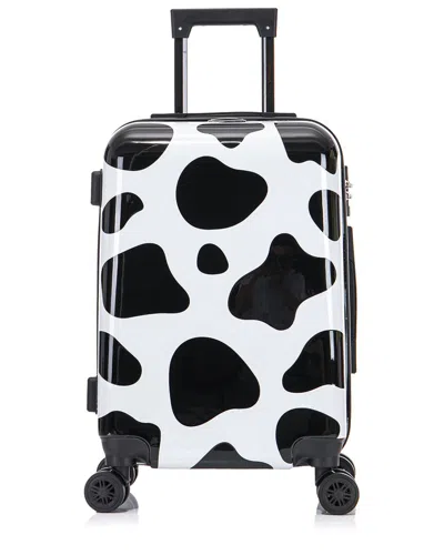 Inusa Prints Lightweight Hardside Spinner 20in In Black