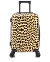 Inusa Prints Lightweight Hardside Spinner 20in In Brown
