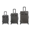 Inusa Resilience 3-pc.hardside Lightweight Spinner Luggage Set In Black
