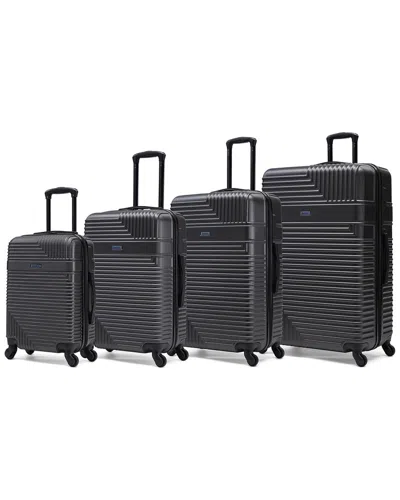Inusa Resilience Lightweight Hardside 4pc Set In Black