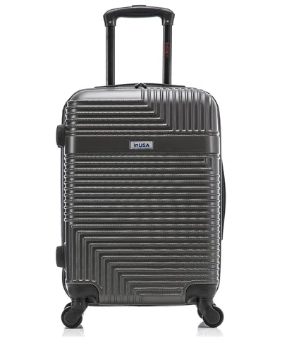 Inusa Resilience Lightweight Hardside Spinner 20in In Grey