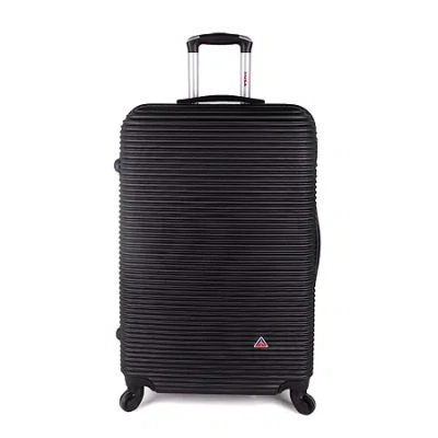 Inusa Royal Lightweight Hardside 24" Spinner Luggage In Black